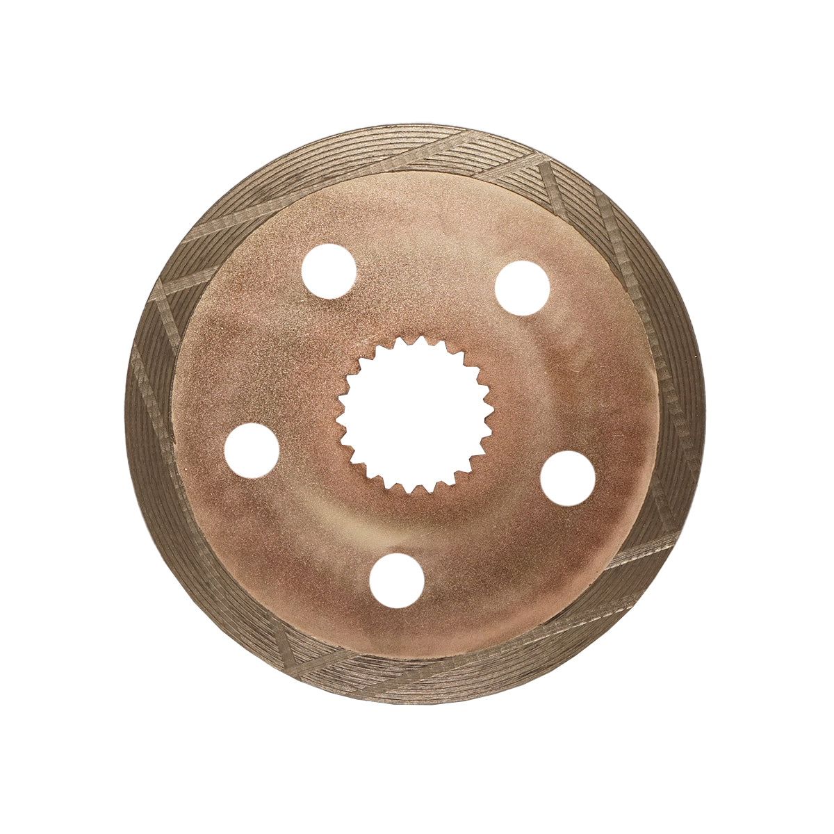 Friction disc with an outer diameter of 204mm, inner diameter 1 of 53.43mm, inner diameter 2 of 60.6mm Z=22 for Ford OEM C5NN2A97B
